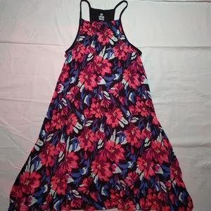 SO Authentic American Heritage Dress Womens M Floral Spaghetti Strap Swing Dress